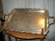 Silver Serving Tray Heavy w/Handles in Ruidoso, New Mexico